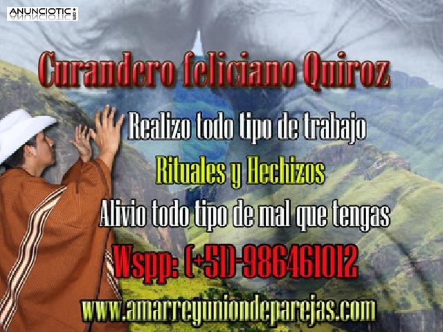 Rituales de amor con magia negra con el vidente Feliciano Quiroz