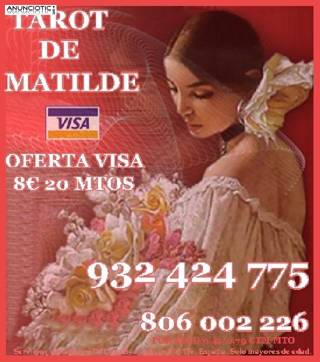 Oferta tarot de Matilde Visa desde 10 30mtos 932 424 775 