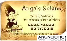 Consultas de tarot presencial o por visa telefonica en Sabadell . Angels Solano  