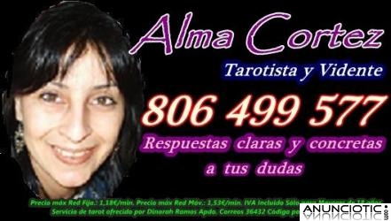 Alma Cortez 806 499 577 tarotista vidente 100%aciertos