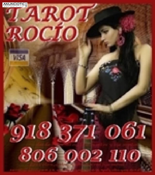 Tarot barato Rocío 5 15min 918 371 061. Tarot barato 806 002 110 por sólo 