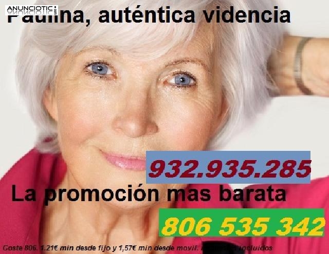 Paulina, videncia con runas, gran acierto 806 535 342. Tarot barato