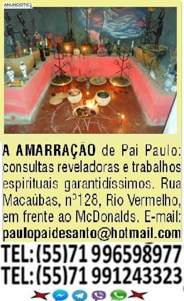 Pai de Santo Salvador Bahia vidente consultas