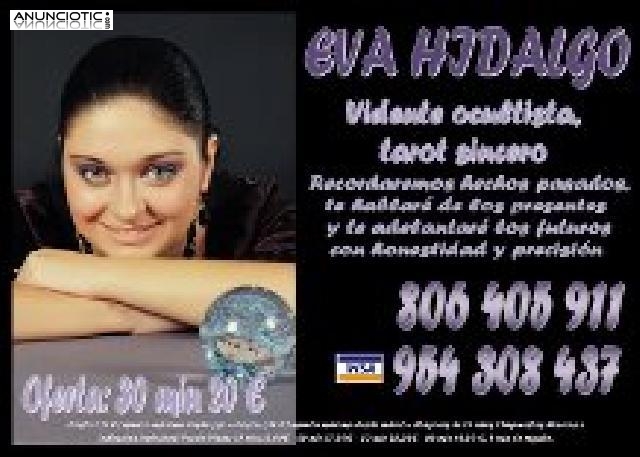 Vidente ocultista, sin preguntas 806 405 911. Tarot Eva Hidalgo