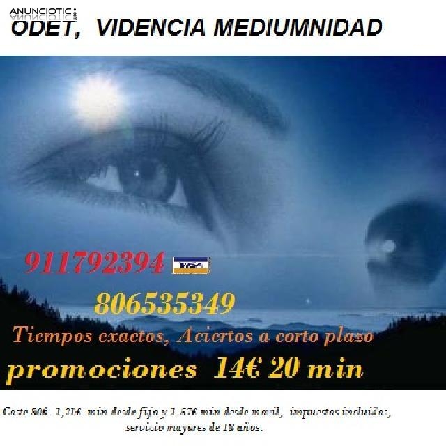 MInutos de Regalo. Tarot Odet, Prestigiosa Vidente. 911792394