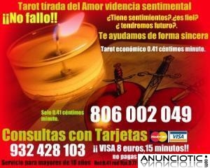 Tarot sentimental amor y pareja económico 0.41 céntimos minuto ¡¡ No fallo!!.