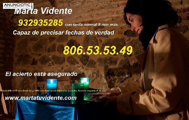 Marta Vidente 806535349, Tarot alta videncia, Tiempos exactos