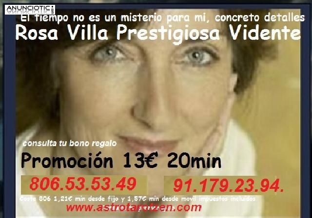 Rosa Villa, vidente, acierto demostrado en consulta, Tarot 806535349