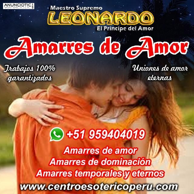 LEONARDO ESPECIALISTA EN AMARRES VUDU