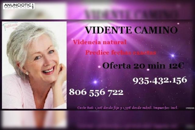 Vidente buena, sincera Camino. Tarot serio 806 556 722. Promo 12 20 min