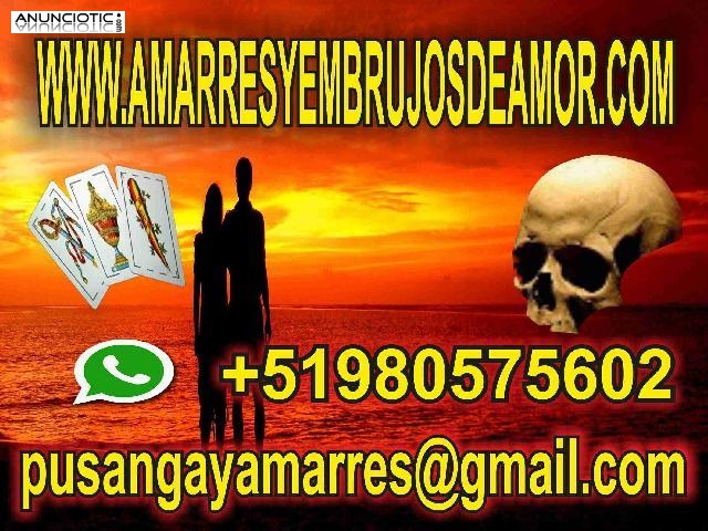 AMARRES Y HECHIZOS CON MAGIA NEGRA - SANTERO DEL PERU