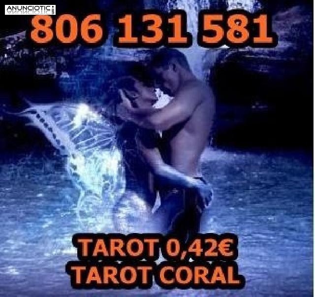 Tarot económico y bueno 0.42 videncia CORAL 806 131 581