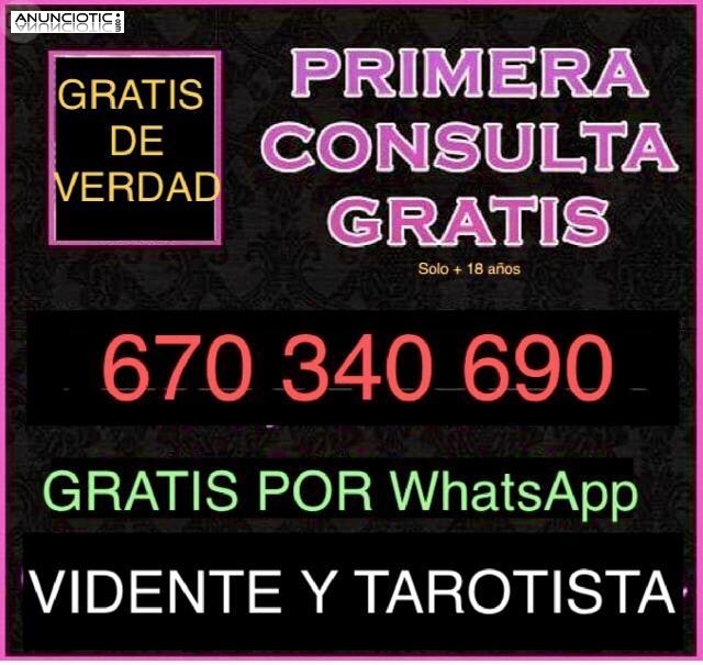 Vidente tarotista primera consulta gratis por WhatsApp
