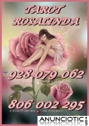 TAROT  VISA  ROSALINDA 928 079 062 DESDE 5 10 MTO. 806  002 295 BARATO SÓLO 0,41 CM MTO.