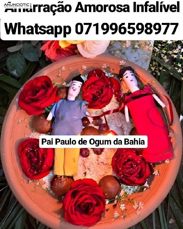 Amarração e Simpatia consulta Tarô e Búzios Whatsapp 071996598977