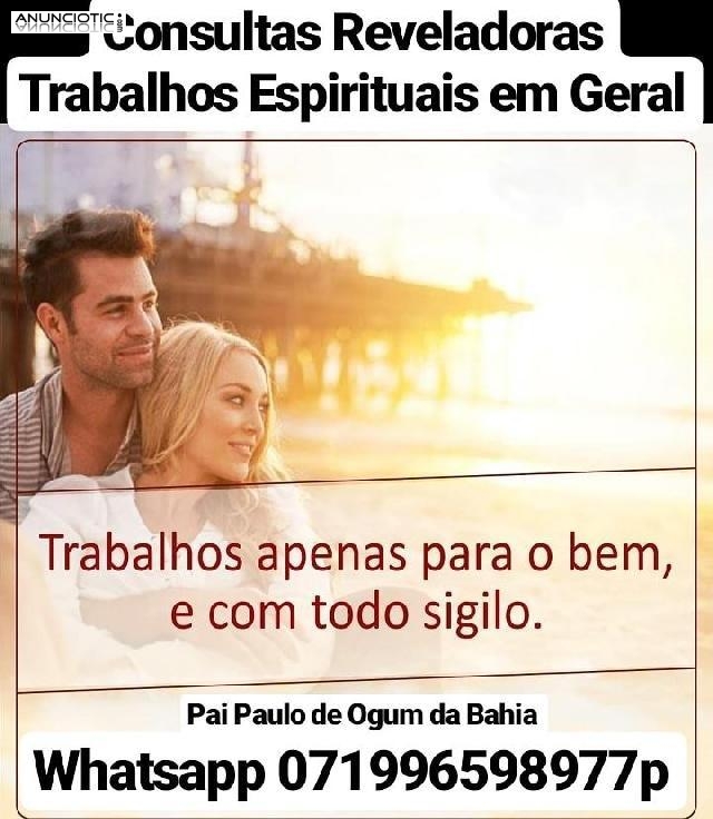 Amarração e Simpatia consulta Tarô e Búzios Whatsapp 071996598977