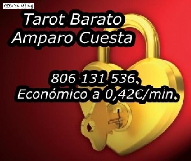 Tarot Barato fiable Amparo Cuesta. 806 131 536. a 0,42/min.//