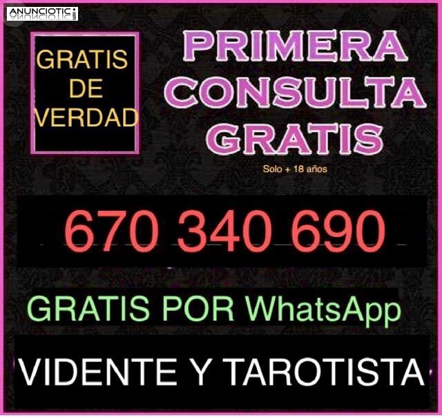 Vidente tarotista la primera consulta gratis por WhatsApp