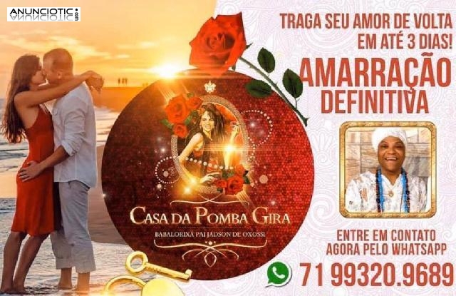  Amarração amorosa Salvador,Bahia consultas on-line