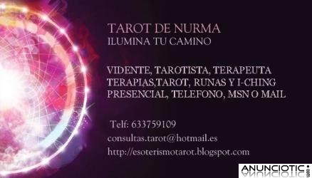 Tarot de Nurma, 15 minutos 5 euros, 30  minutos 8 euros