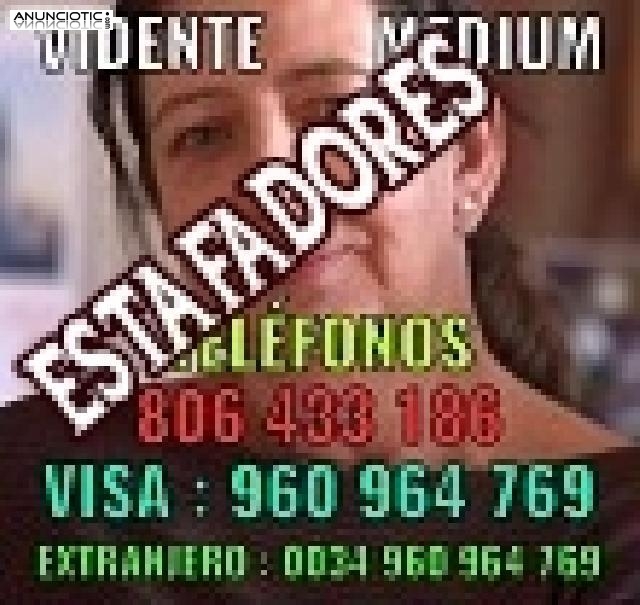 SON ESTAFADORES CUIDADO 806 433 186 y 960 964 769