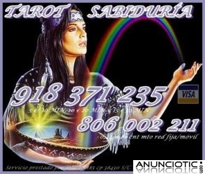 tarot Sabiduría 5 10mtos 918 371 235 on line. Barato 806 002 211 por sólo 0,42 ctm mto.