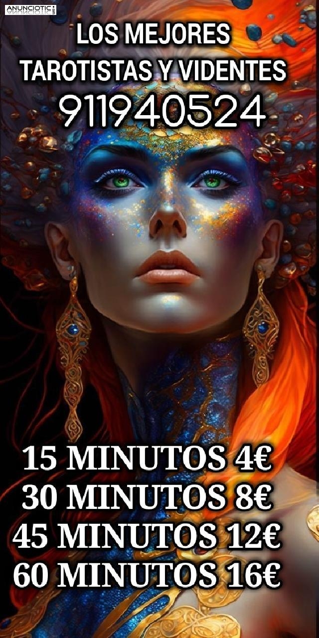 Tarotistas profesionales y videntes 30 minutos 8 euros 