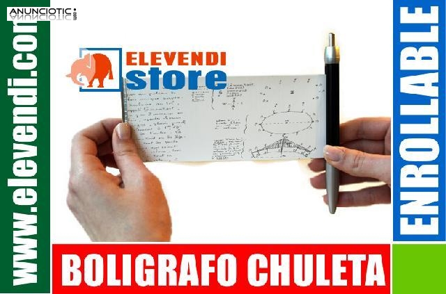 10 Boligrafos boligrafo chuleta (enrollables o autorotatorios)