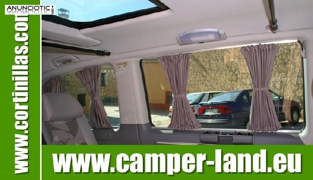 Cortinas perimetrales para furgonetas furgos furgo camper