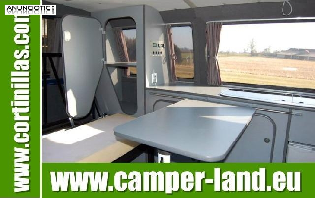 Cortinas perimetrales para furgonetas furgos furgo camper