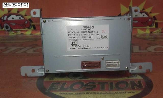 Pantalla multifuncion nissan primera p12