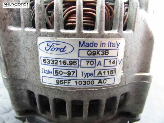 Alternador tipo 63321695 de ford -