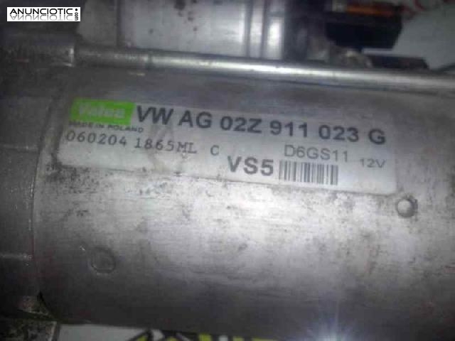 Motor arranque de audi ref 02z911023g -