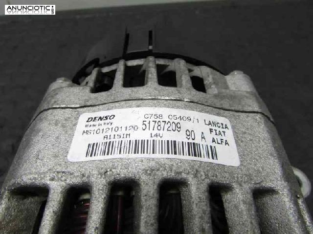 Alternador 51787209 de alfa romeo - mito