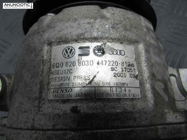 Compresor a/a 6q0820803d de volkswagen