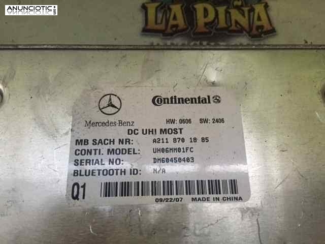 Centralita mercedes a2118701885 clase e