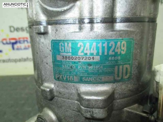 Compresor a/a 24411249 de opel