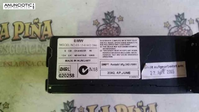 Radio bmw 65126913390 serie 5