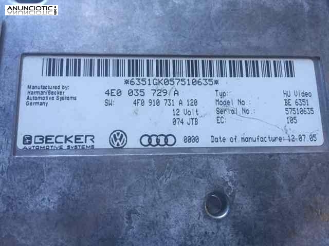 Centralita audi 4e0035729a be6351