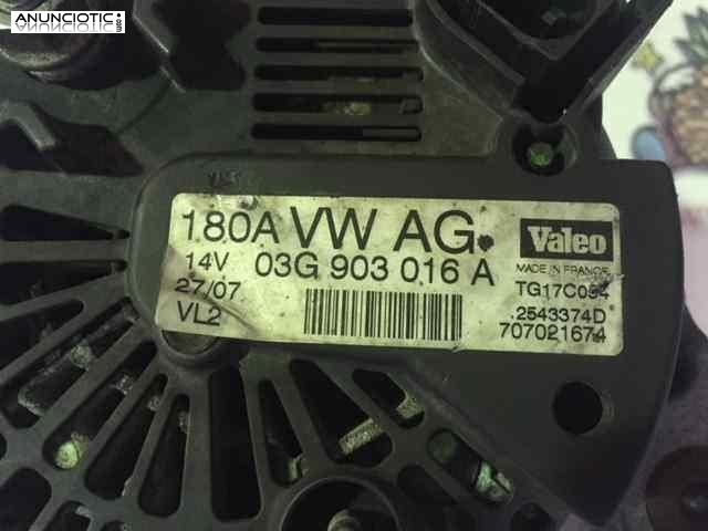 Alternador audi 03g903016a 2543374d