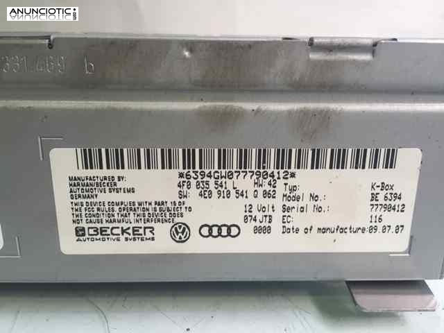 Centralita audi 4f0035541l be6394 a6