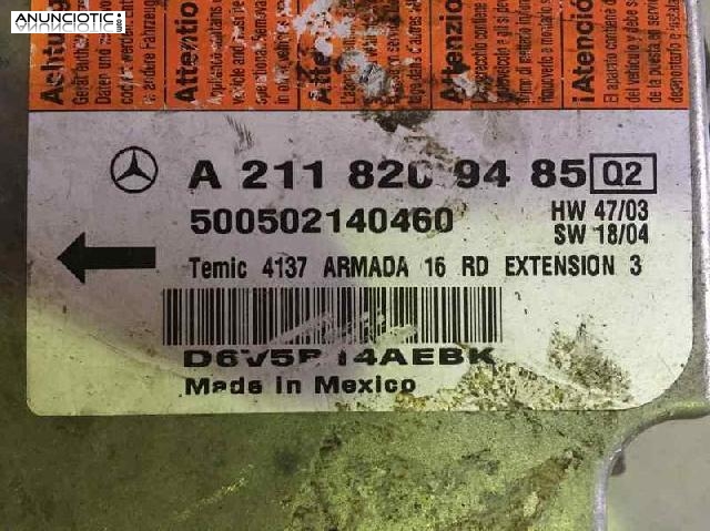 Airbag mercedes a2118209485 clase e