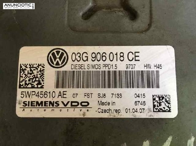 Centralita volkswagen 03g906018ce passat