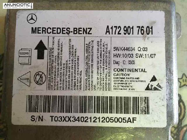 Airbag mercedes a1729017601 clase slk