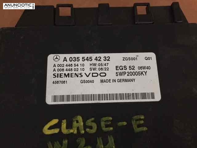 Centralita mercedes a0355454232 clase e