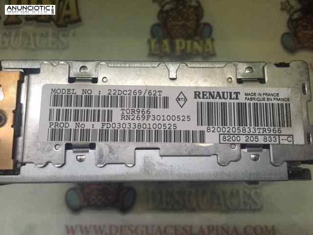 Radio renault 8200205833c espace