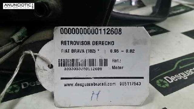 Retrovisor der. fiat brava (112608)