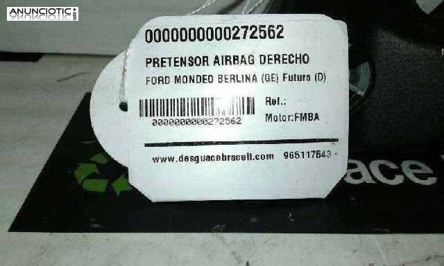 Pretensor airbag der. ford mondeo