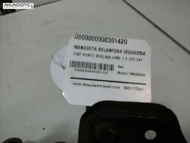 Mangueta del. izq. fiat punto berlina