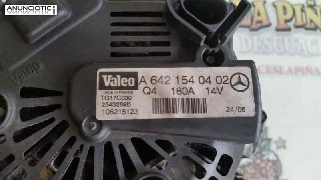 Alternador mercedes a6421540402 clase m